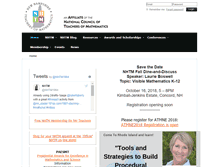 Tablet Screenshot of nhmathteachers.org